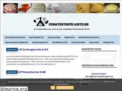Sites similar to zusatzstoffe-liste.de