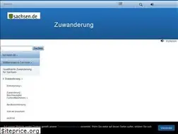 Sites similar to zuwanderung.sachsen.de