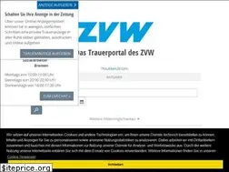 Sites similar to zvw-trauer.de