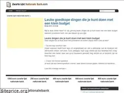 Sites similar to zwartelijstnationalebank.com