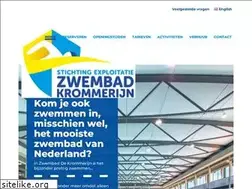 Sites similar to zwembaddekrommerijn.nl
