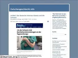 Sites similar to zwischengeschlecht.info