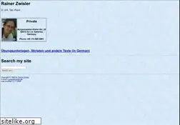 Sites similar to zwisler.de