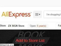 Sites similar to zxsignzxsign.aliexpress.com