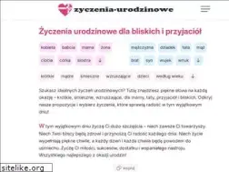 Sites similar to zyczenia-urodzinowe.com
