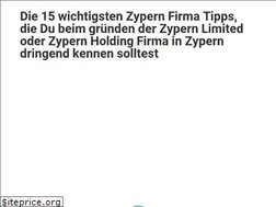 Sites similar to zypern-limited-tipps.com